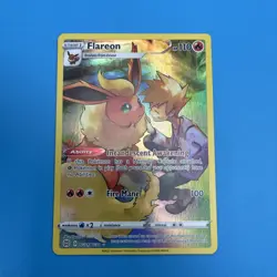 Pokemon TCG: Flareon Tg01/Tg30 Swsh09: Brilliant Stars Trainer Gallery Holo #1 - Image 4