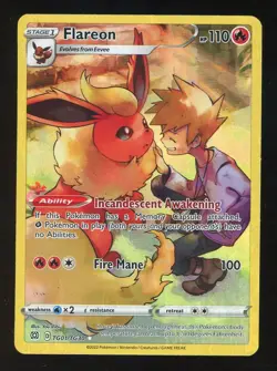 Flareon TG01/TG30 Swsh09: Brilliant Stars Trainer Gallery Holo Pokemon TCG PTCG - Image 1