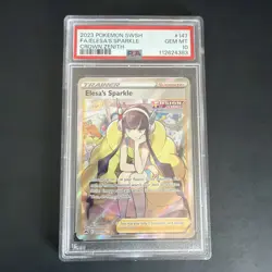 Pokemon Crown Zenith # 147 Elesa’s Sparkle PSA 10 Card GEM MINT! Trusted Seller! - Image 1