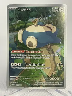 Snorlax 051 Promo Card NM Scarlet And Violet 151 Elite Trainer Box Promo - Image 1