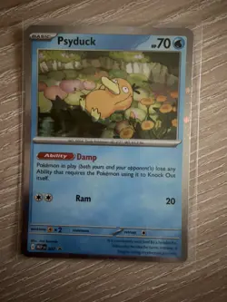 Pokemon TCG Psyduck Black Star Promo Mega Evolutions Card 007 - Image 1