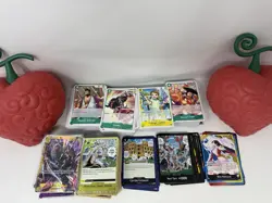 One Piece TCG x500 + Card LOT Holo SR Rare NM Leaders Dons Etc + 2 OP OPFruits! - Image 3