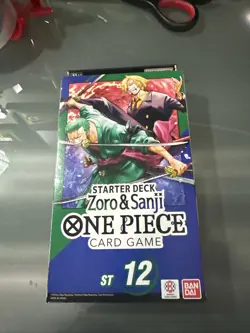 Bandai One Piece Zoro & Sanji Starter Card Game Deck - 61 Cards (ST-12) - Sealed - Image 1