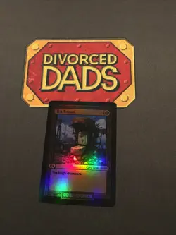 Divorced Dads Court of Chaos The Throne - Beast Card HOLO V1 MISPRINT - Image 1