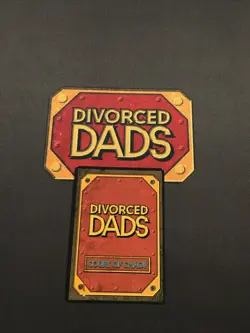 Divorced Dads Court of Chaos The Throne - Beast Card HOLO V1 MISPRINT - Image 2
