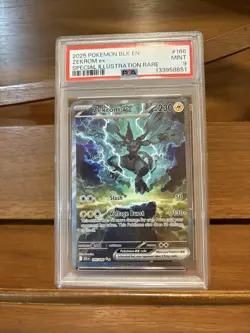 Pokemon Zekrom EX SIR Black Bolt 166/086 PSA 9 MINT - Image 1