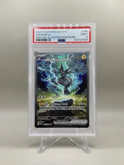 PSA Mint 9 Zekrom Ex “SIR” 166/086 Pokemon SV Black Bolt - Image 1