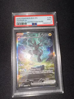 Zekrom EX #166/086 Pokemon SV Black Bolt SIR TCG PSA 9 - Image 2