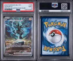 Pokemon EX English 166/086 Zekrom SIR PSA 9 Mint Black Bolt - Image 3