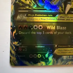Mega M Charizard EX Flashfire Holo Card 69/106 - Copy/Replica/Filler - Image 4
