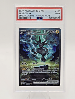 Pokemon EX English 166/086 Zekrom SIR PSA 9 Mint Black Bolt - Image 1