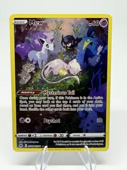 Mew GG10/GG70 Crown Zenith: Galarian Gallery Pokemon Card NM - Image 1