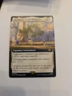 MTG FOIL Minas Tirith 341 Borderless - The Lord of the Rings #341 - Image 1