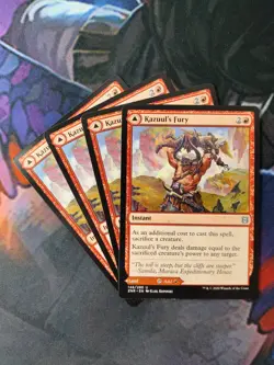 Kazuul's Fury x 4 | Zendikar Rising | % Off 2+* | NM | MTG - Image 1