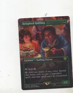 Delighted Halfing 0402 Foil Pre-Release Lord of the Rings MTG x1 1x Single LP - Image 1