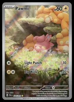 Pawmi SV: Paldean Fates Illustration Rare 226/091 Pokemon Card - Image 1