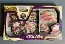 POKEMON TCG HISUIAN ZOROARK VSTAR PREMIUM COLLECTION 6 BOOSTERS - Image 1