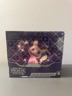 Pokemon TCG Scarlet & Violet Paldean Fates ETB Elite Trainer Box NEW Sealed - Image 1