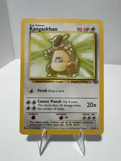 Pokemon Vintage Non-Holo Rare Kangaskhan Jungle 21/64 WOTC 1999 - Image 1