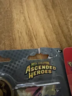 4 X Pokemon TCG: Ascended Heroes Tech Sticker & Blister Pack Bundle New & Sealed - Image 3