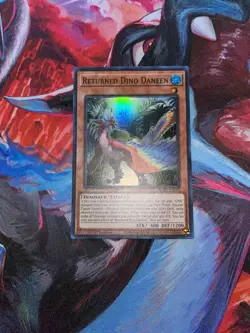 Yugioh! Returned Dino Daneen BPRO-EN093 Super Rare 1st Edition Near Mint - Image 1