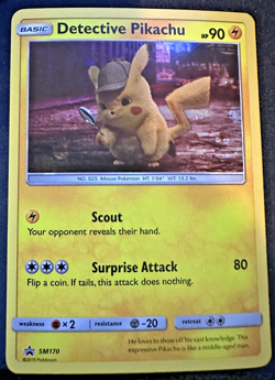 Detective Pikachu Sun & Moon Promo SM170 Holo NM - Image 1