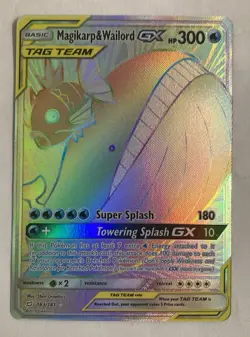 Pokemon Magikarp & Wailord GX (Secret) 183/181 Sun & Moon Team Up - Image 1