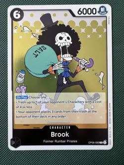 Brook OP06-092 Wings of the Captain Foil ONE PIECE TCG SR card - Image 1