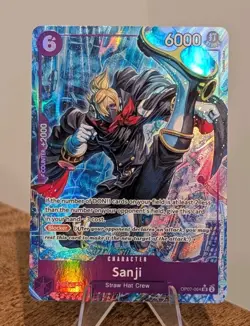 Sanji SR Parallel Alt Art OP07-064 SR - One Piece 500 Years In The Future EN - Image 1