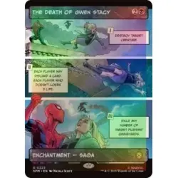 The Death of Gwen Stacy (Borderless) Marvel's Spider-Man Foil NM Magic MTG R 22 - Image 1