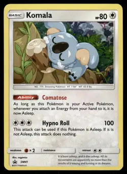 Komala Holo SM41 SM Promos Pokemon Card - Image 1