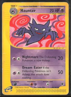 Pokemon TCG Haunter Expedition Card 80/165 Regular Uncommon HP - Image 1