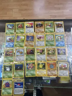 Jungle Set - 26 Card Lot 26/32 Common & Uncommon Pokemon Card Set - WOTC - Image 1