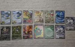 Pokemon TCG Illustration Rare & ex Lot (13 Cards) - Piplup, Blaziken, Iono - Image 2