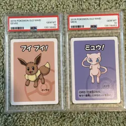 2019 Pokemon Eevee Mew Sequential PSA 10 Babanuki Card Set Old Maid Japanese - Image 1
