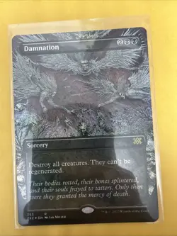 MTG - Damnation Foil Borderless Full Art - Image 1