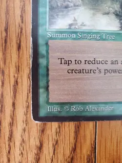 Magic The Gathering SINGING TREE ARABIAN NIGHTS Moderate Play READ SEE PHOTOS - Image 4