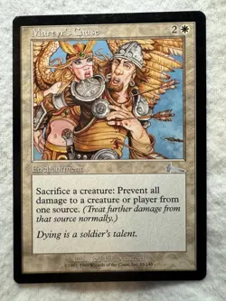 MTG - Martyr's Cause - Urza's Legacy - NM - Never Played - Free Shipping! - Image 1