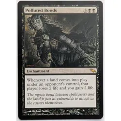 Polluted Bonds, Shadowmoor (SHM) #74 NM MTG - Image 1
