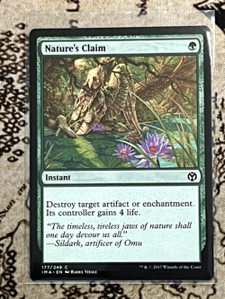 Nature's Claim - Iconic Masters - 177 - #Near Mint Magic the Gathering - Image 1