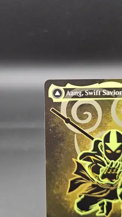 Aang, Swift Savior (Borderless) (Neon Ink Foil) Avatar: The Last Airbender MTG - Image 2