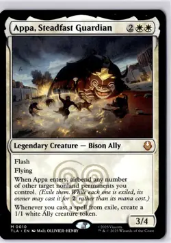 Appa, Steadfast Guardian Avatar: The Last Airbender Regular NM M 0010 - Image 1