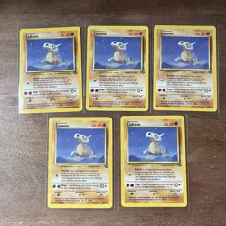 Cubone 50/64 Common WoTC Vintage Jungle Set Pokemon Card Lot Of 5 - Image 1
