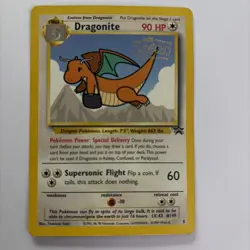 Dragonite No.5 WOTC Black Star Promo Pokemon Card! - Image 1