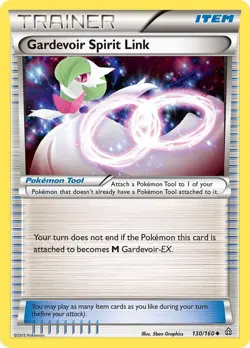 Pokemon - Gardevoir Spirit Link - XY - Primal Clash (PRC) 130/160 or 101/114 - Image 1