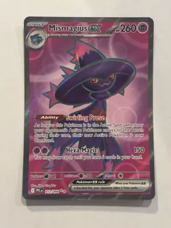 Mismagius EX 112/094 Phantasmal Flames Ultra Rare Full Art Pokemon TCG NM Card - Image 1