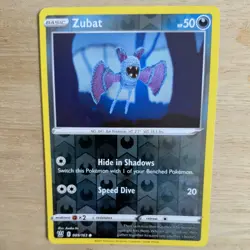 ZUBAT 089/163 POKEMON CARD (BATTLE STYLES SET) REVERSE HOLO - Image 1