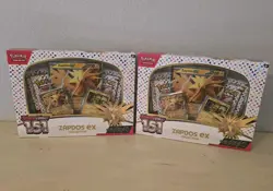 Pokemon TCG: Scarlet & Violet 151 Zapdos EX Collection Box - Sealed Lot Of 2 - Image 1
