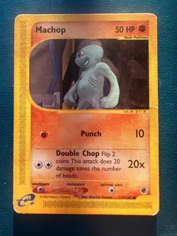 Machop 117/165 - Expedition Base Set Pokemon TCG HP - Image 1