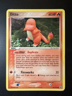 Ditto (Charmander) - EX Delta Species Regular Common 61/113 (2005) Pokemon TCG - Image 1